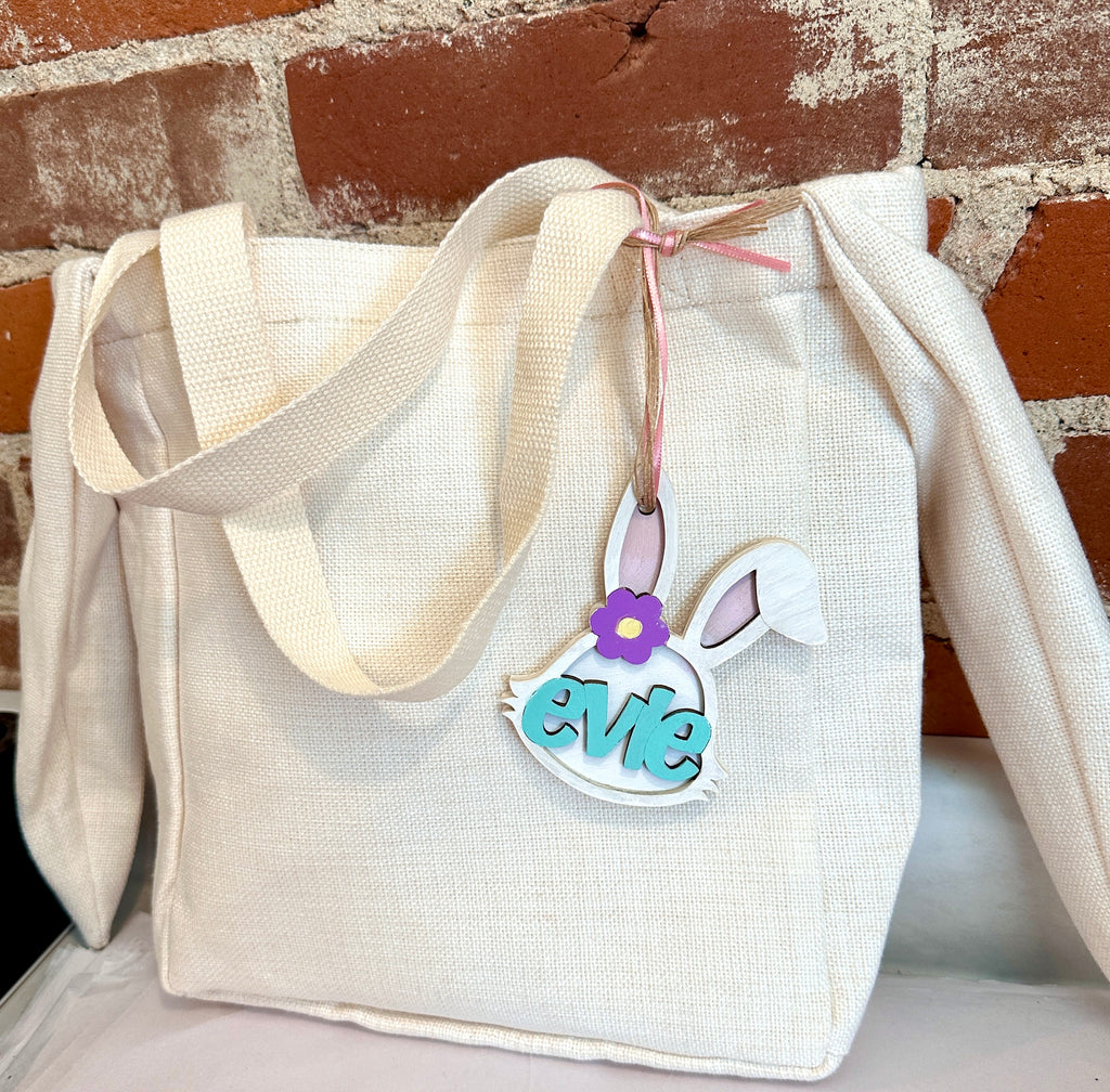 Personalized Bunny Name Tag