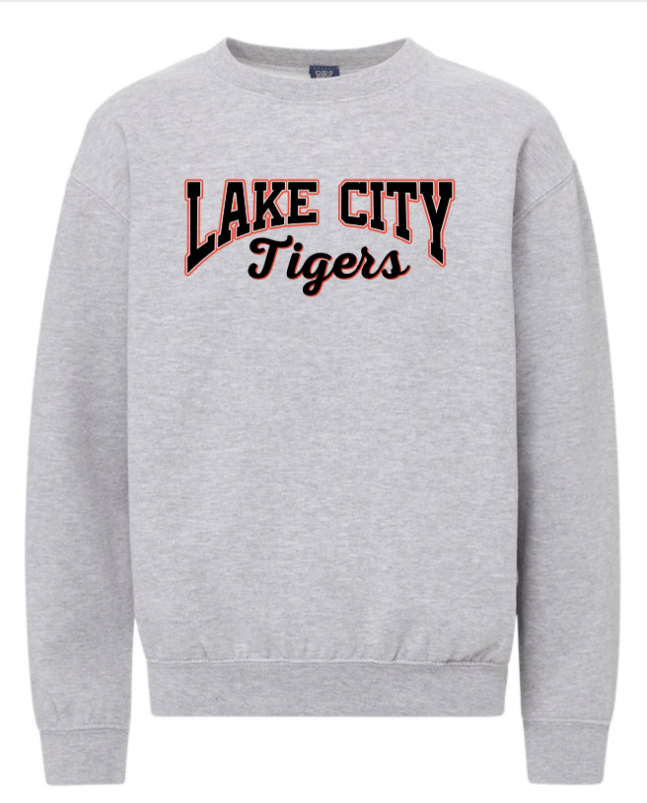 Lake City Tigers Varsity + Script Youth & Adult Sweatshirts: Fall ‘25