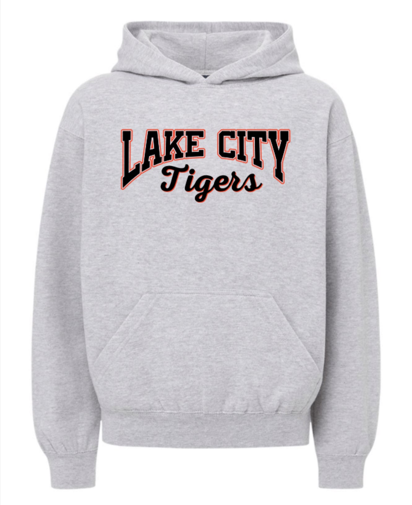 Lake City Tigers Varsity + Script Youth & Adult Sweatshirts: Fall ‘25