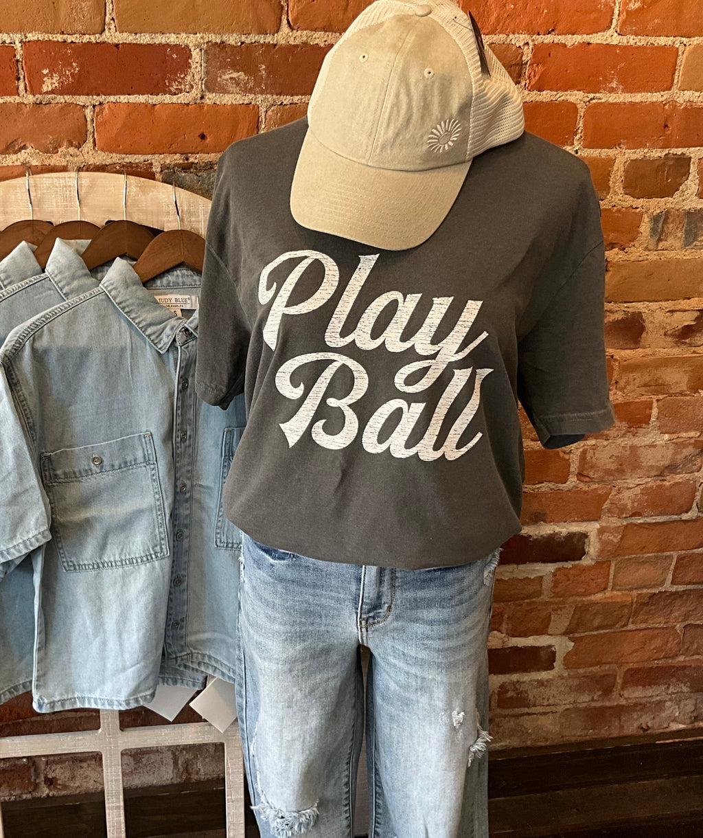 Play Ball Adult Tee