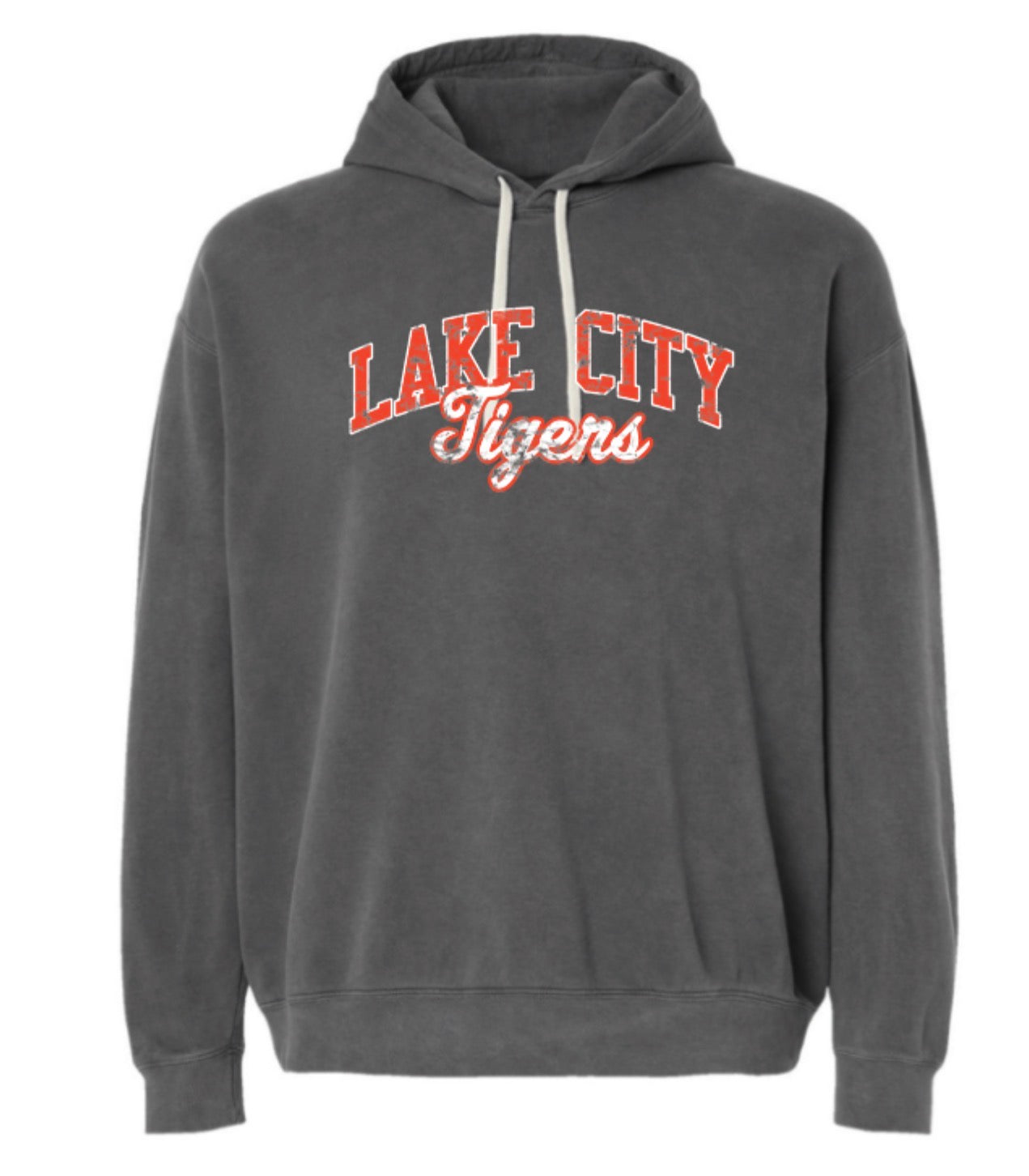 Distressed Lake City Tigers Adult Crewneck & Hoodie