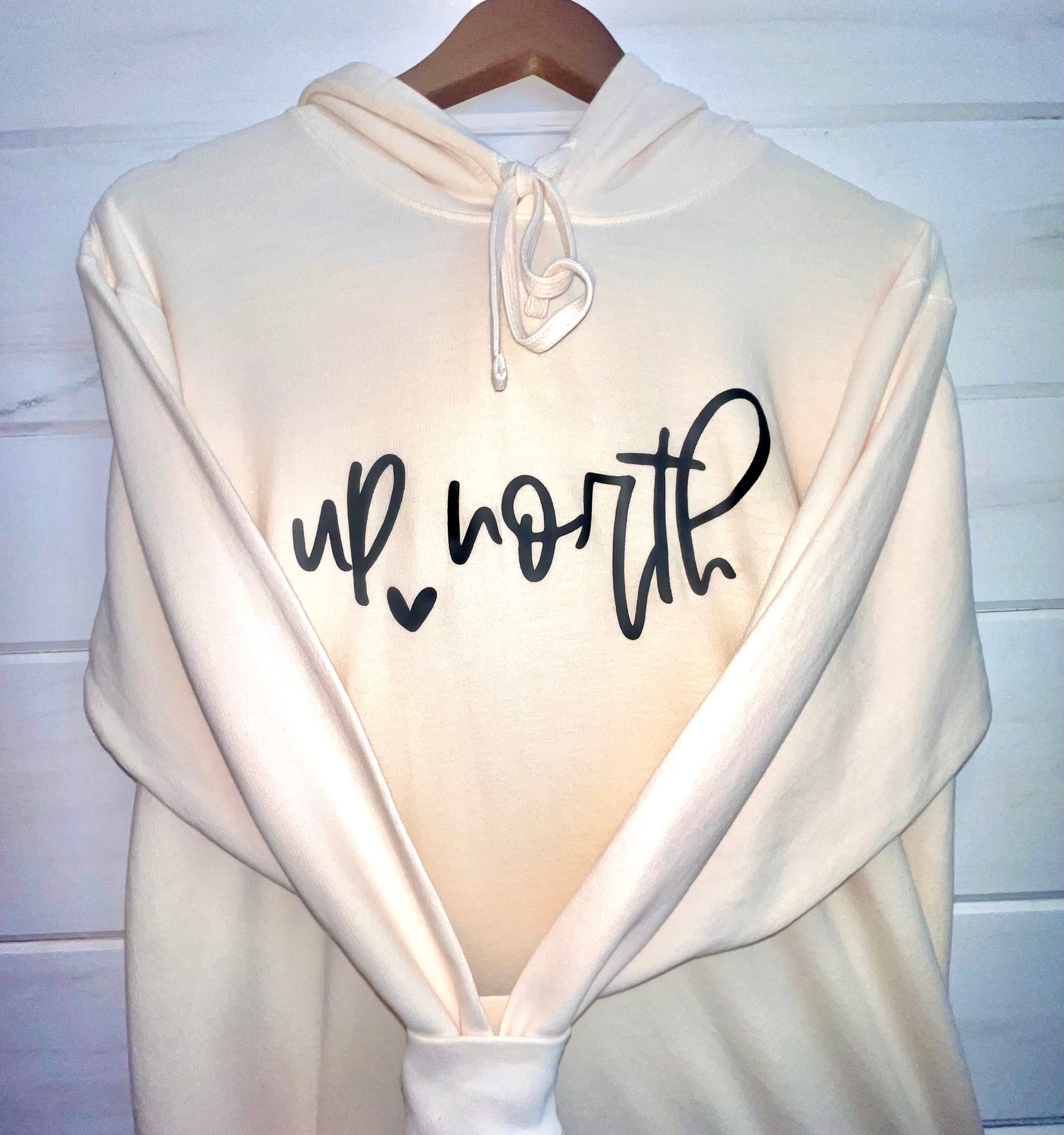 Up North Adult Lightweight Hooded Sweatshirt