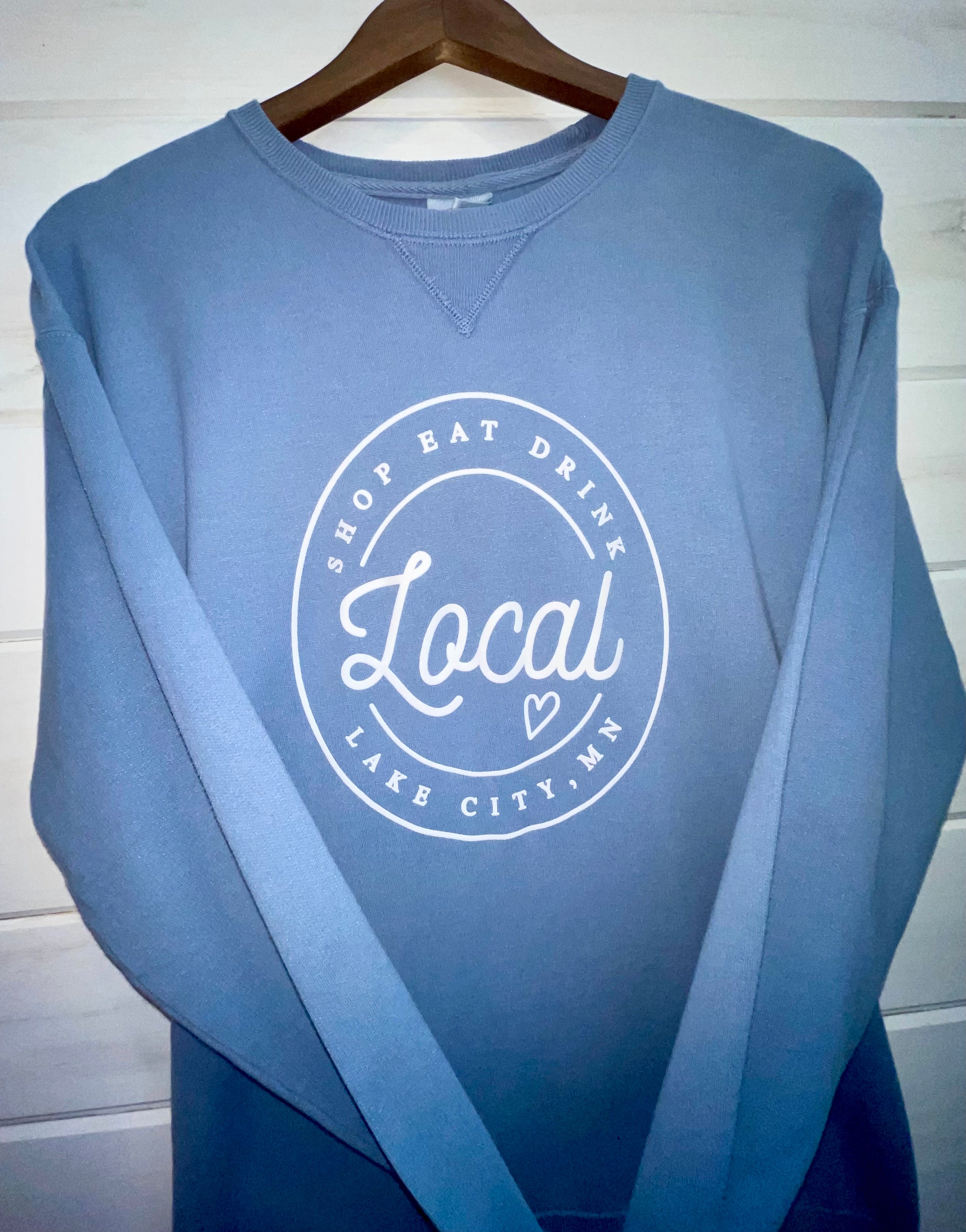 Shop Local Adult Crewneck Sweatshirt