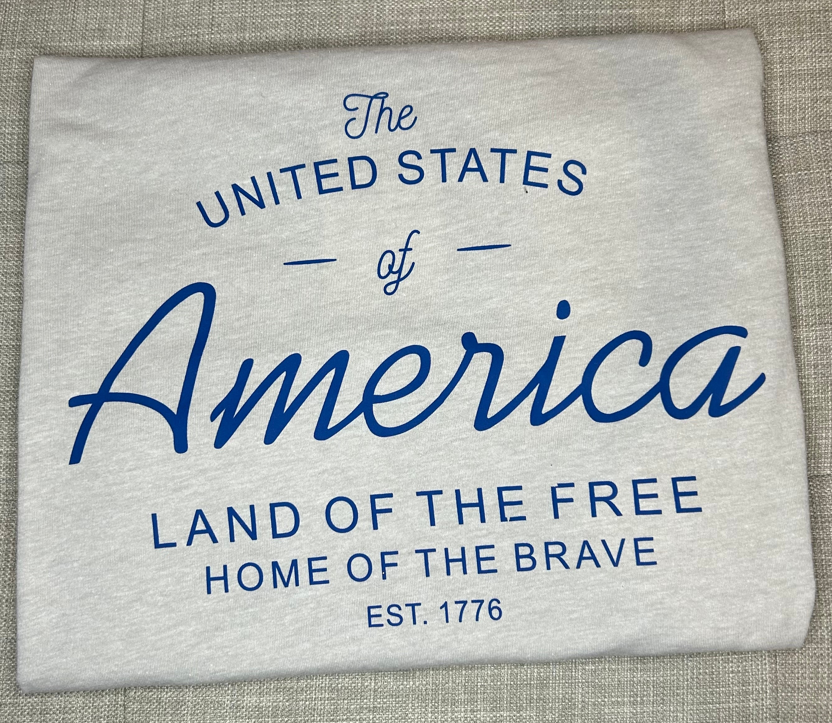 The United States of America Adult Unisex Short Sleeve Tee