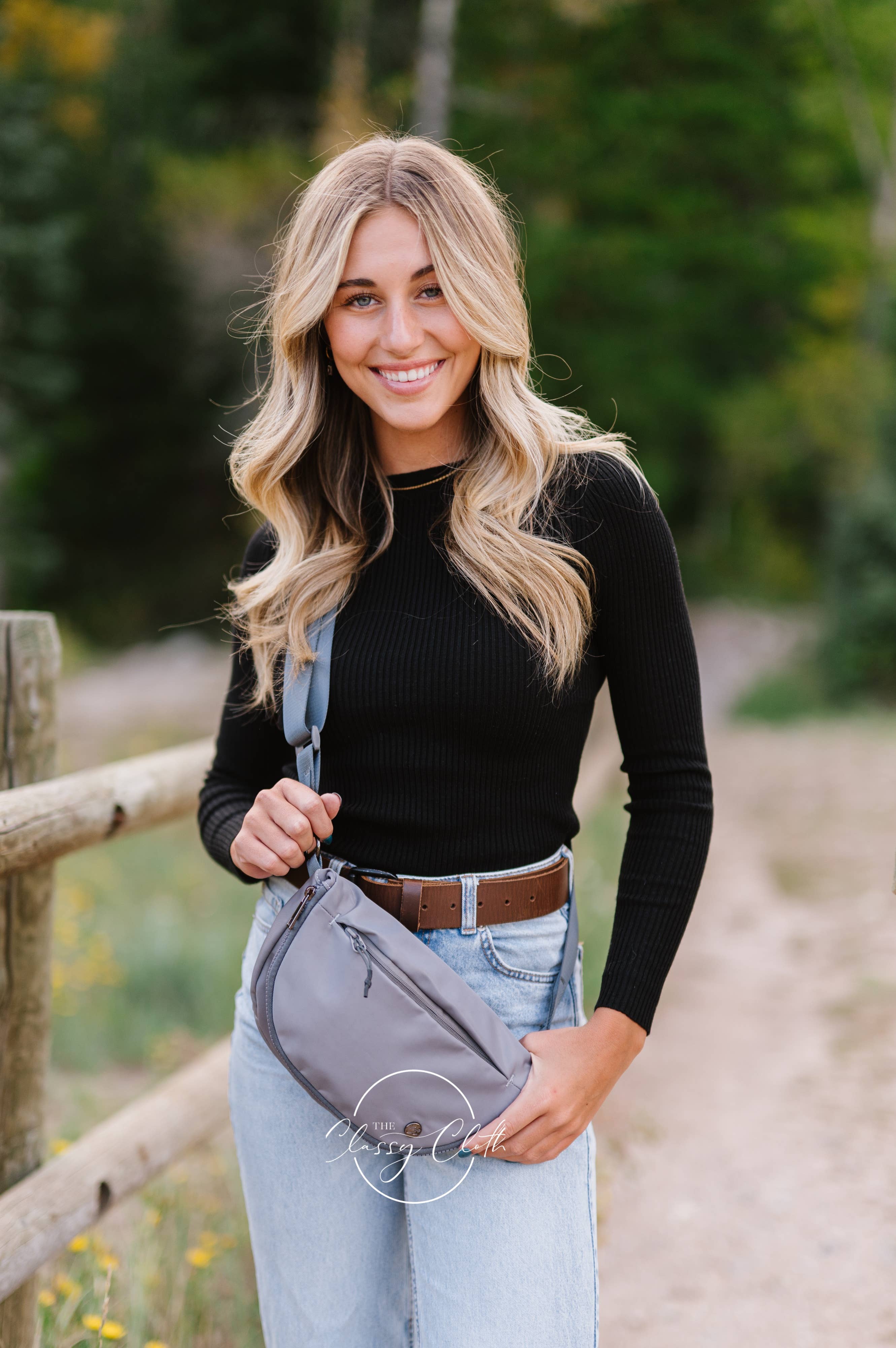 Margot Moon Belt Bag - Grey RTS