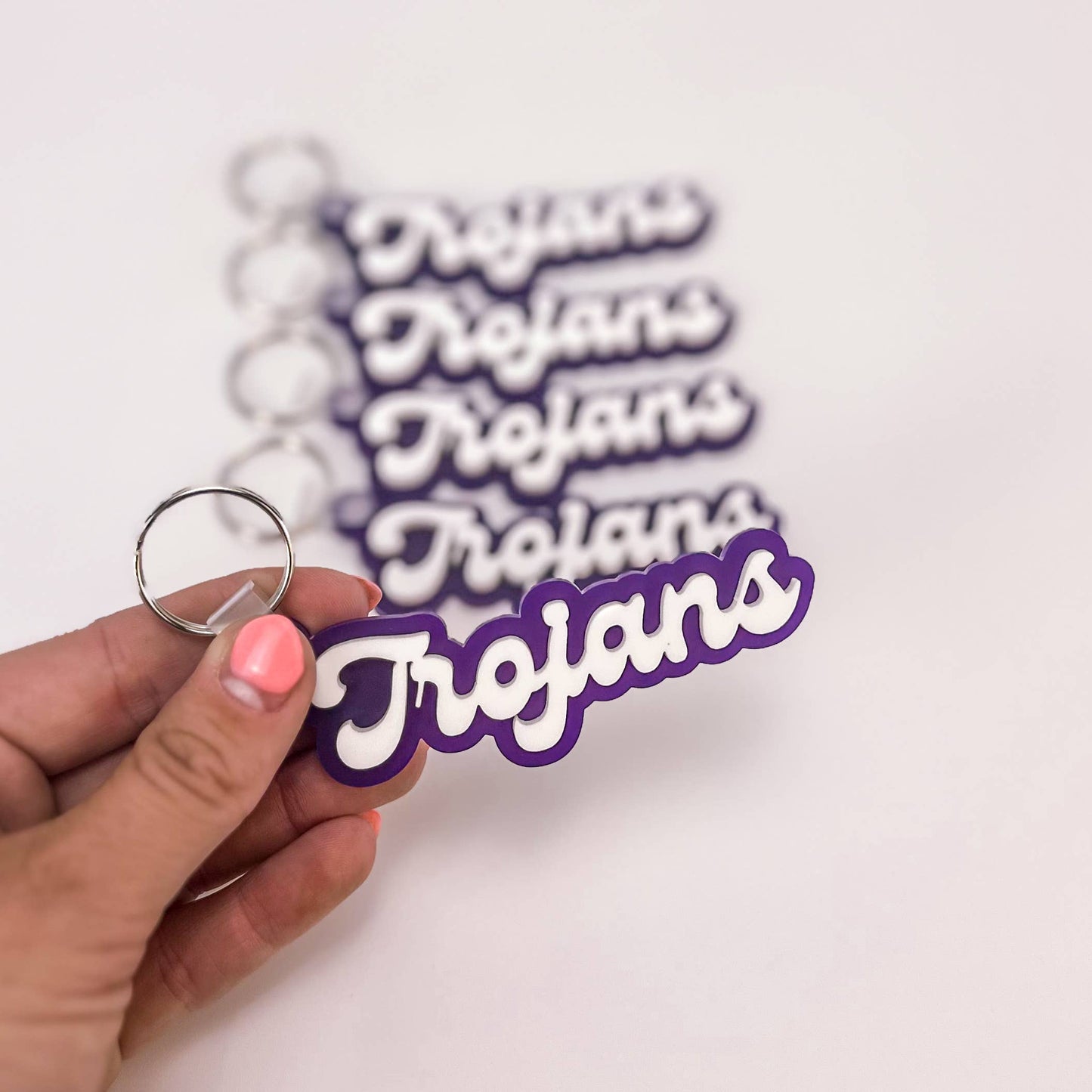 Tiger Spirit Acrylic Keychain