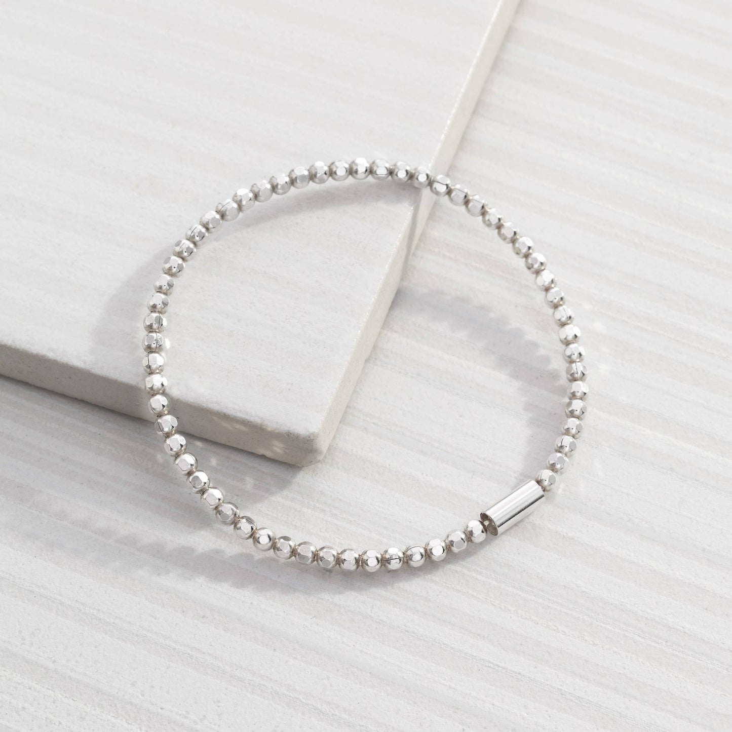 Silpada 'Charlotte' Sterling Silver Stretch Bracelet