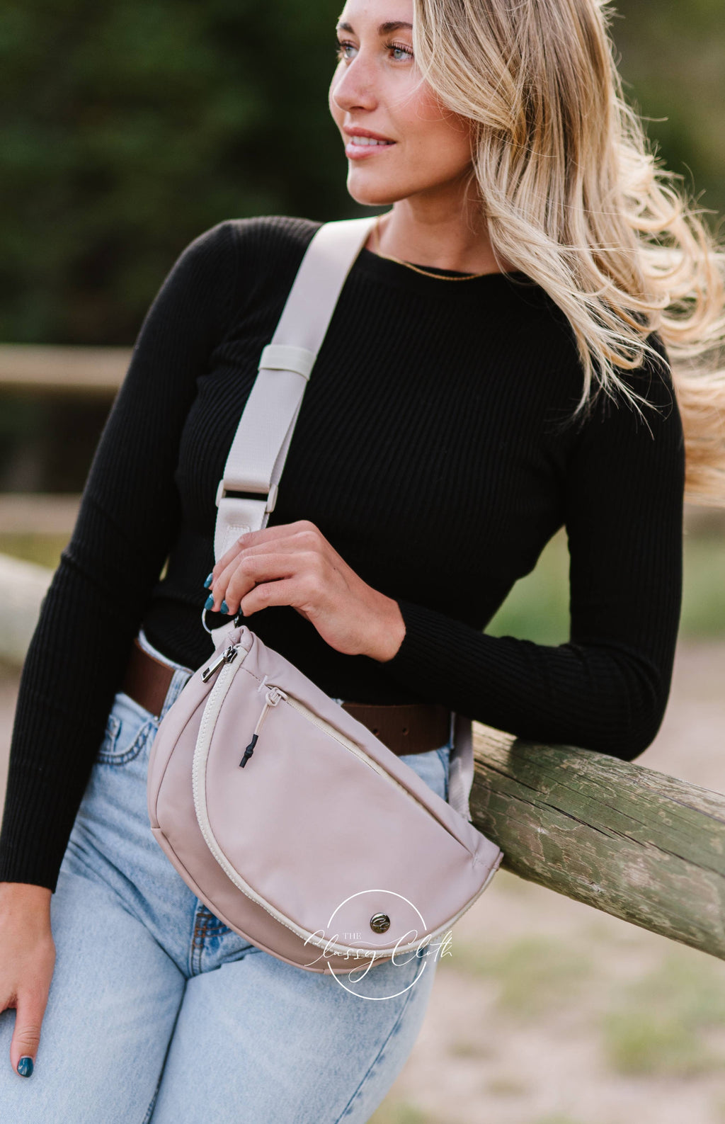 Margot Moon Belt Bag - Taupe RTS