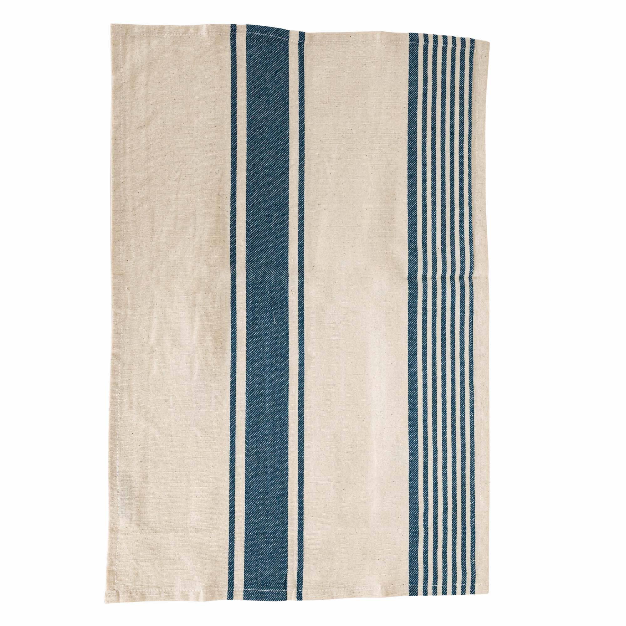 Colin Set 4 Striped Kitchen Towels Cotton