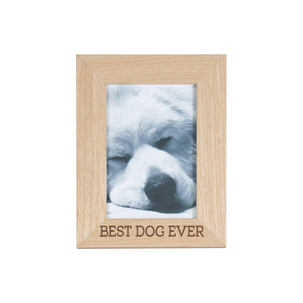 4x6 Photo "Best Dog Ever" Wood Picture Frame Dog Decor