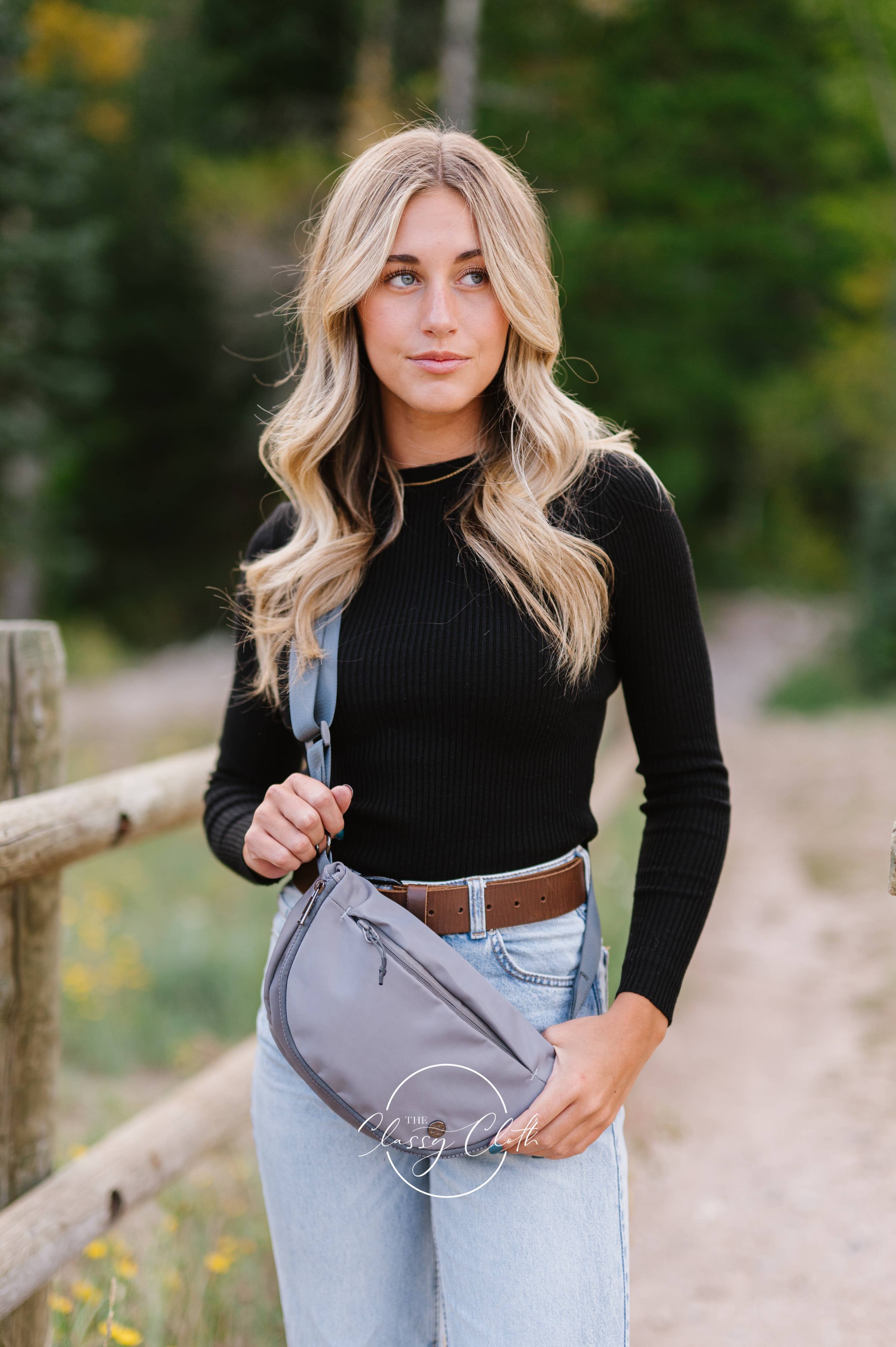 Margot Moon Belt Bag - Grey RTS