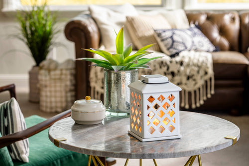 Canopy Illumination Fragrance Warmer-Trellis Lantern