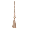 Hazel Natural Wood & Cotton Hanging Accent India Handicrafts