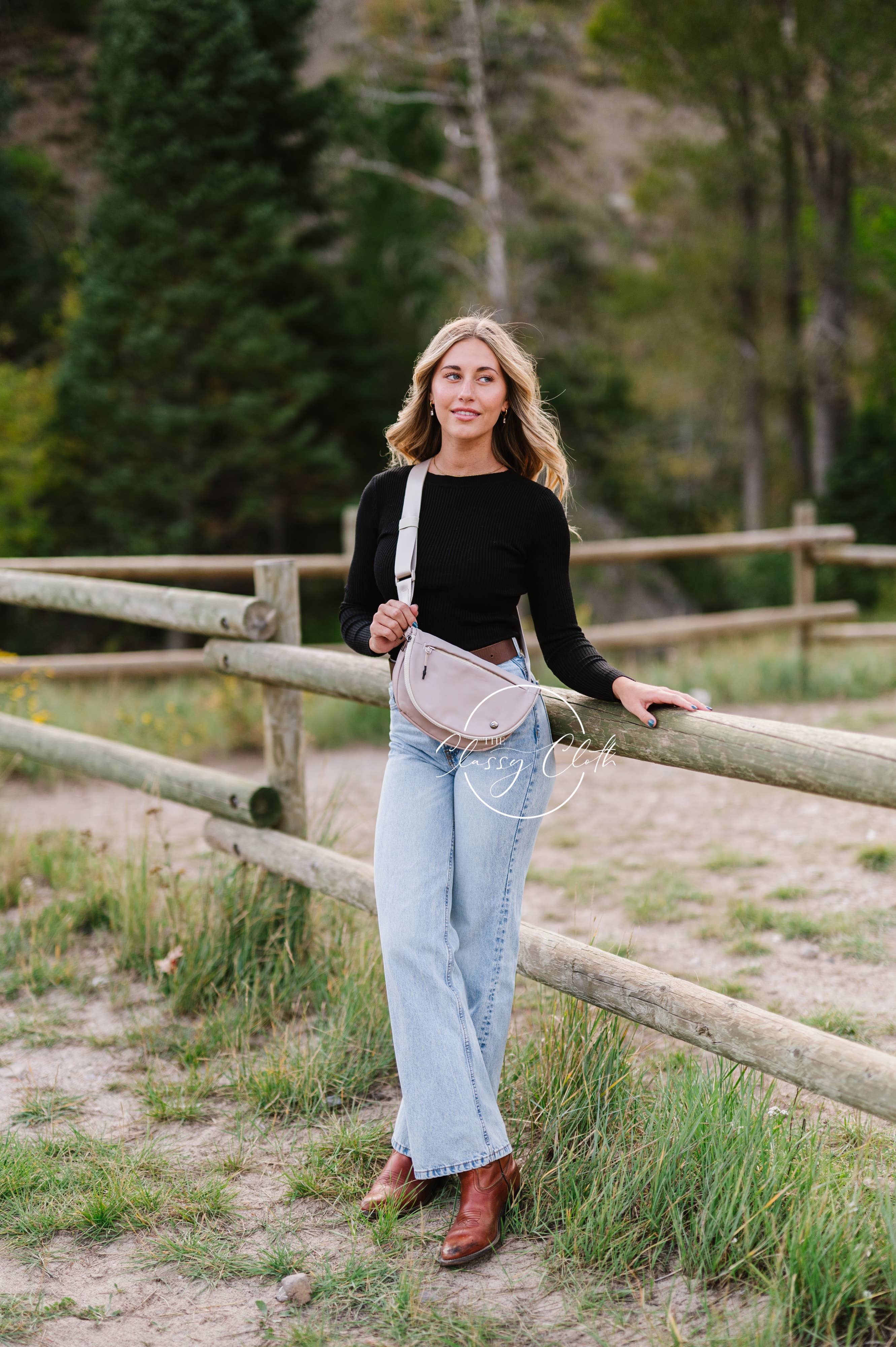 Margot Moon Belt Bag - Taupe RTS