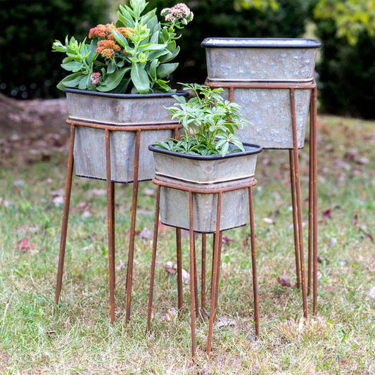 Square Bins with Stands