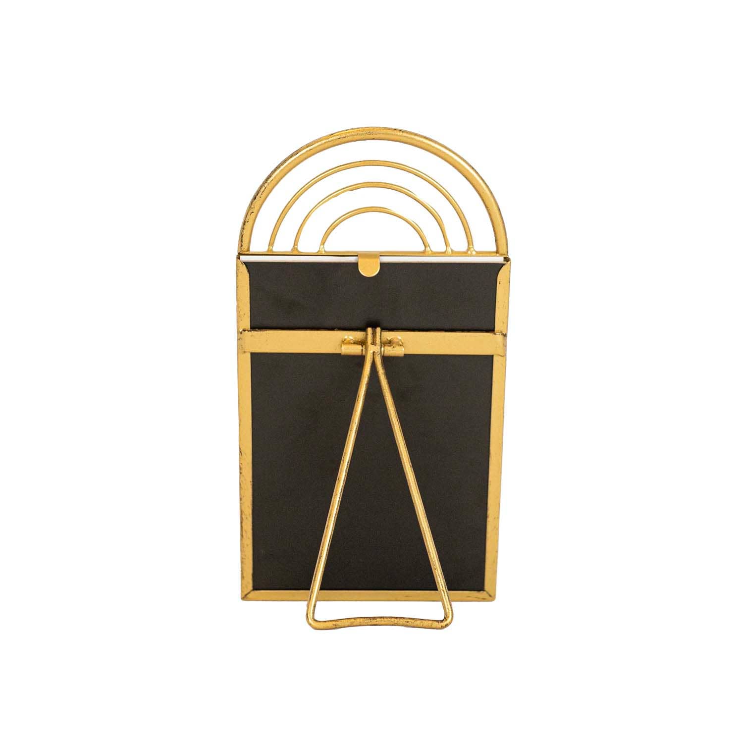 Faye 5x7 Photo Brass Arched Picture Frame Metal