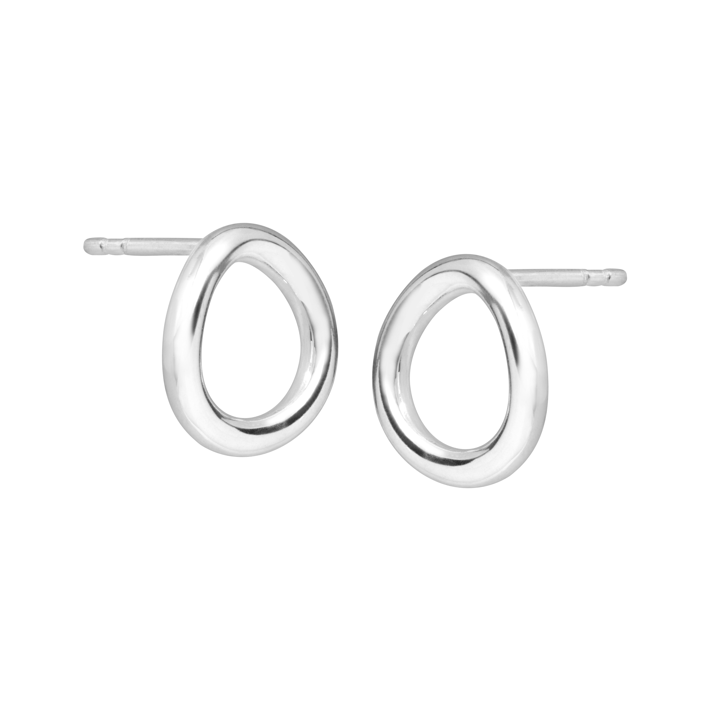 Silpada 'Karma' Open Circle Stud Earrings in Sterling Silver