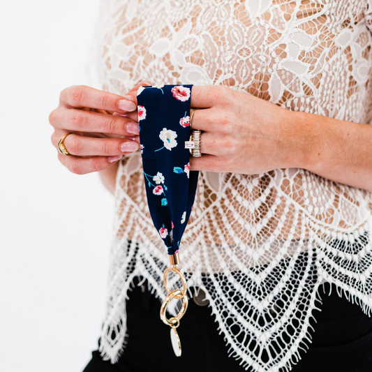 Luna Fabric Keychain Backpack Accessory