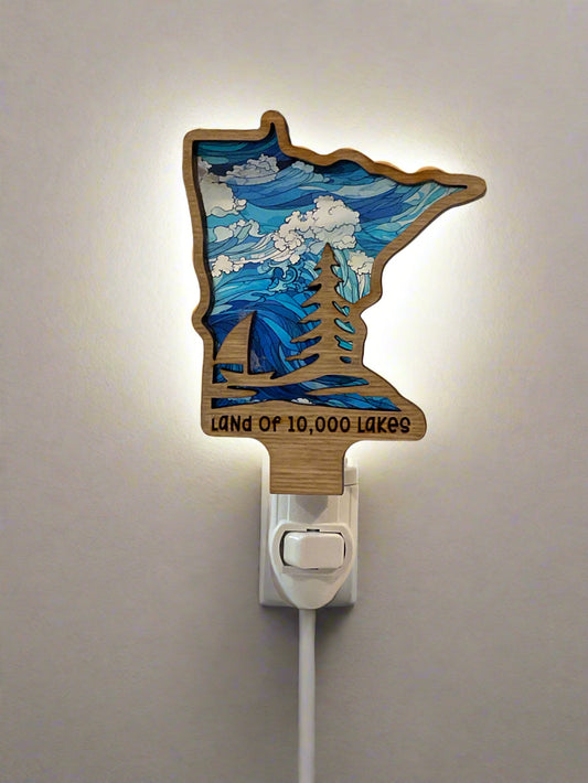 Land of 10,000 Lakes Wall Plug in