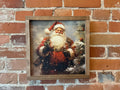 Vintage Santa 12x12 sign
