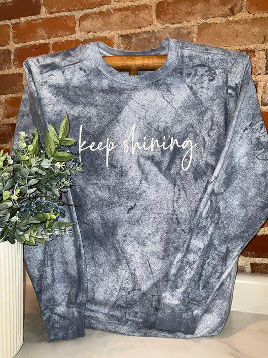 Keep Shining Adult Unisex Crewneck Sweatshirt