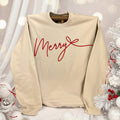 Merry With A Bow Crewneck