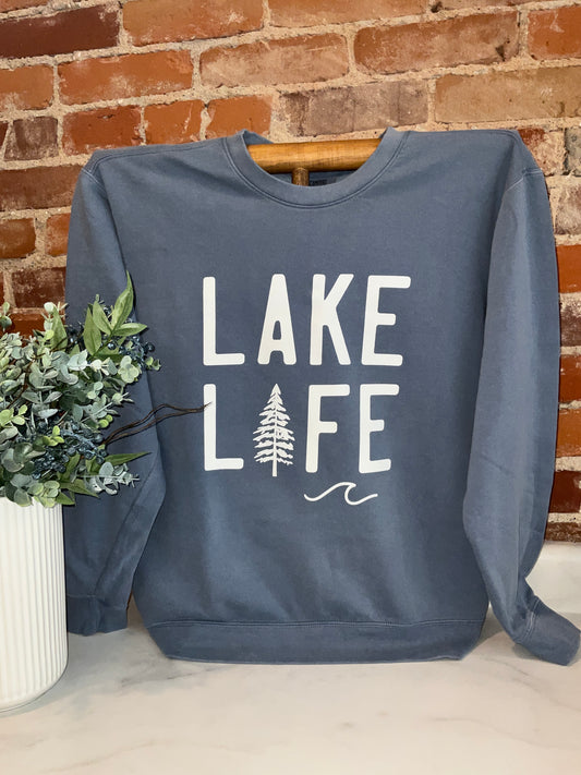 Lake Life Unisex Adult Lightweight Crewneck Sweatshirt