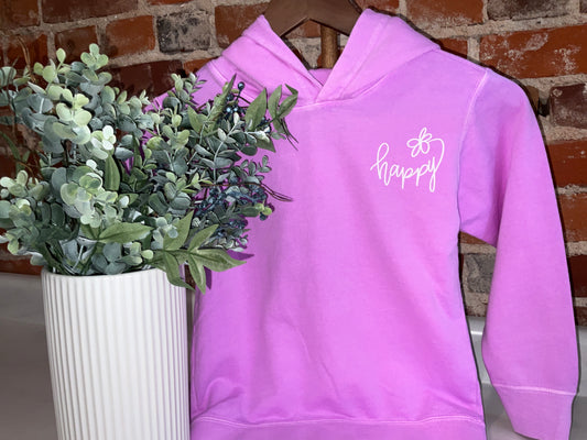 Happy Flower Youth Hoodie