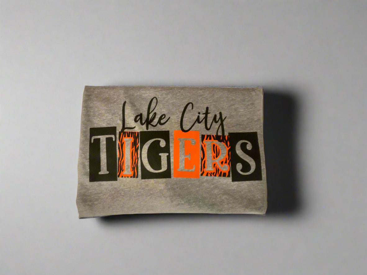 Lake-City Tigers Blocked Youth T-shirt