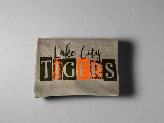 Lake-City Tigers Blocked Youth T-shirt